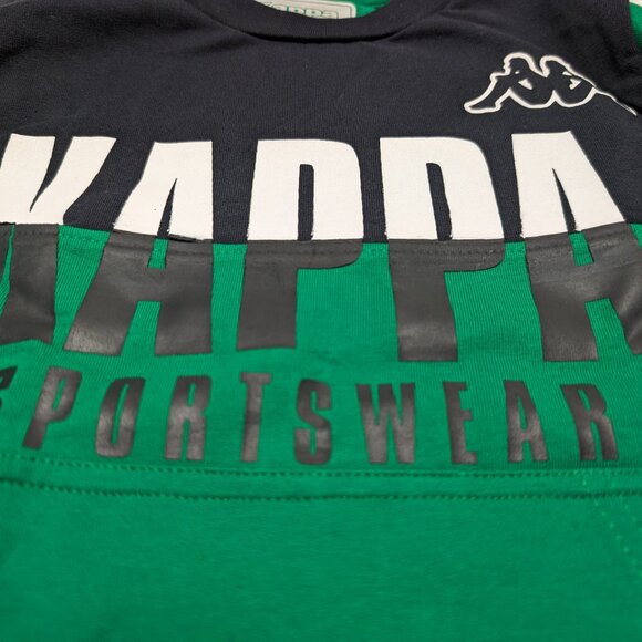 Kappa Unisex Crew Neck Green Pullover Loopknit with long sleeve Sweatshirt NWOT - Picture 2 of 9